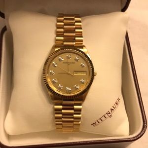 New in box Wittnauer men’s gold watch